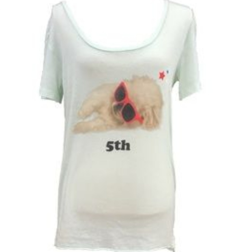 Wildfox Couture Hangover Pup Crewneck Tee